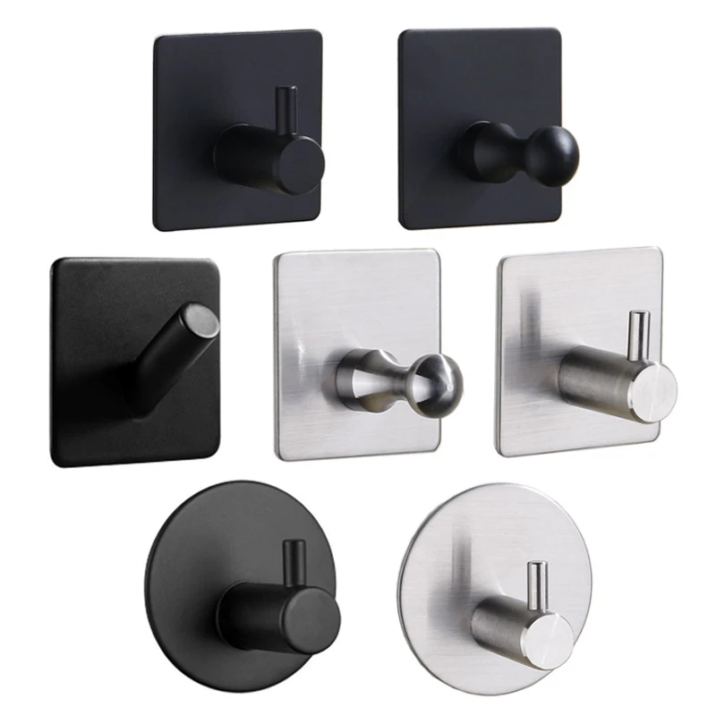304 Black Robe Hook Wall Hook Towel Hook for Bathroom Stainless Steel Coat Hook Rustproof Hook Hanger for Kitchen Hardware
304 Black Robe Hook Wall Hook Towel Hook for Bathroom Stainless Steel Coat Hook Rustproof Hook Hanger for Kitchen Hardware