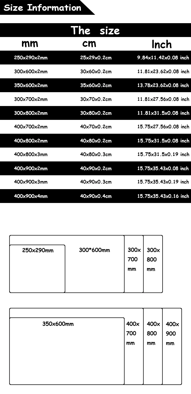 Большой резиновый коврик для мыши Mairuige 30x80 см 40x90 Лучшая Бесплатная доставка
