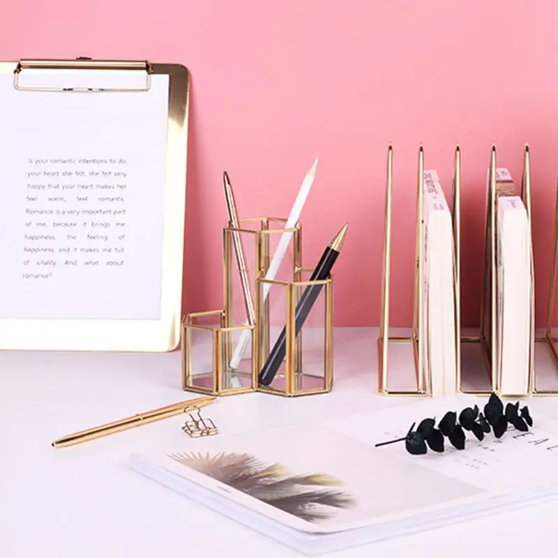 Hollow Three Hexagons Pen Holder Makeup Brushes Vase Storage Box With Nordic Style Home Office Desk Container Tool
Hollow Three Hexagons Pen Holder Makeup Brushes Vase Storage Box With Nordic Style Home Office Desk Container Tool