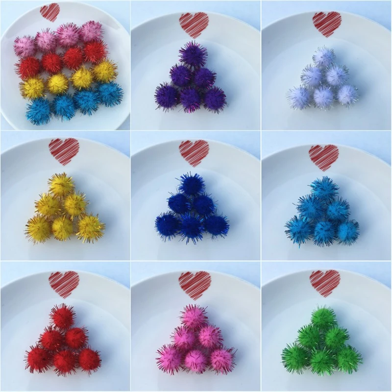 10g Pompon 10mm 15mm 20mm 25mm 30mm Christmas Pompom Furball Craft DIY Soft Pom Poms For Child Christmas Decoration Accessories
10g Pompon 10mm 15mm 20mm 25mm 30mm Christmas Pompom Furball Craft DIY Soft Pom Poms For Child Christmas Decoration Accessories