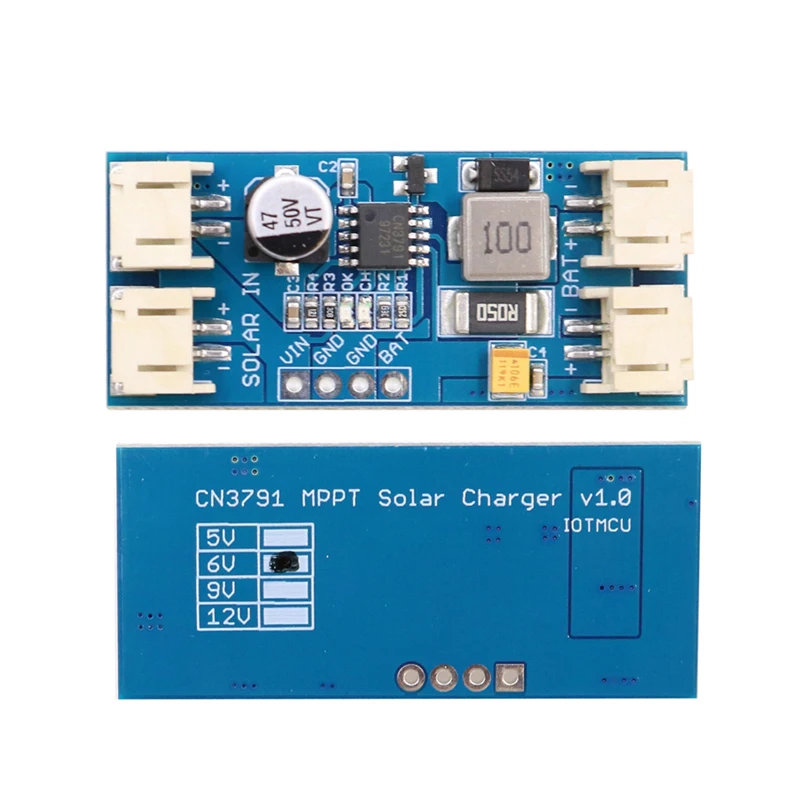 Солнечная панель MPPT 6 в/9 В/12 В/модуль зарядки литиевой батареи Высокая мощность |