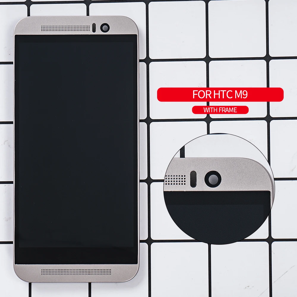 Sinbeda 100% Tested For HTC ONE M9 5.0" LCD Display Touch Frame Digitizer For HTC One M9 M9E M9W Pantalla Full LCD Replacement
Sinbeda 100% Tested For HTC ONE M9 5.0" LCD Display Touch Frame Digitizer For HTC One M9 M9E M9W Pantalla Full LCD Replacement
