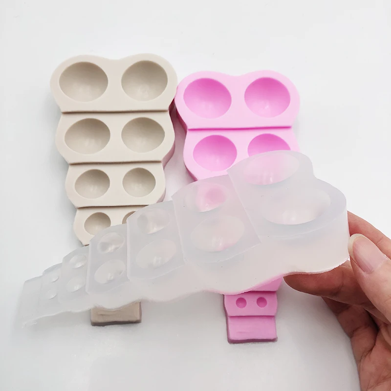 Cake DIY Decoration Silicone Mold Tool 3D Semi Round Pearl Shape Chocolate Fondant Sugar Craft Mold Pastry Baking Accessories
Cake DIY Decoration Silicone Mold Tool 3D Semi Round Pearl Shape Chocolate Fondant Sugar Craft Mold Pastry Baking Accessories