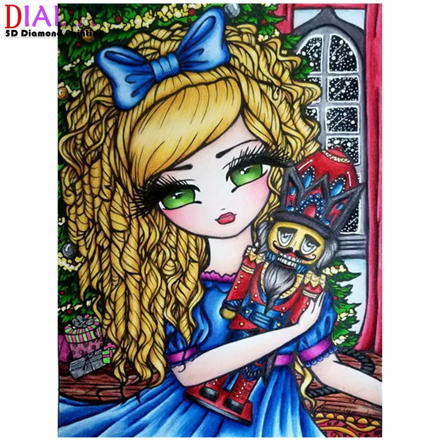 5D Diy Diamond Painting Cartoon Girl Portrait Full Square/Round Diamond Embroidery Mosaic Cross Stitch Kit Handmade Products Art
5D Diy Diamond Painting Cartoon Girl Portrait Full Square/Round Diamond Embroidery Mosaic Cross Stitch Kit Handmade Products Art