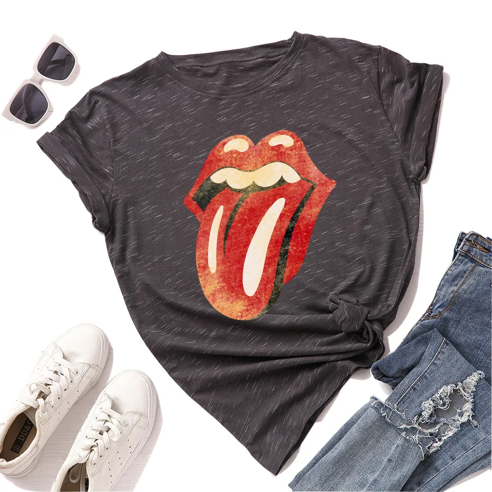 Plus Size Tshirt Women Harajuku Funny Tongue Print T Shirt Summer Short Sleeve Cotton Aesthetic Tee Graphic Ladies Tops Clothes
Plus Size Tshirt Women Harajuku Funny Tongue Print T Shirt Summer Short Sleeve Cotton Aesthetic Tee Graphic Ladies Tops Clothes