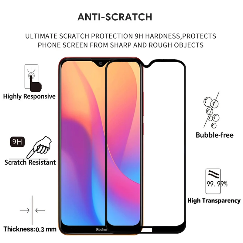 Закаленное стекло fekuye для REDMI 8A 8 7A 7 6A 6 Pro 9H защита от царапин | Мобильные телефоны и