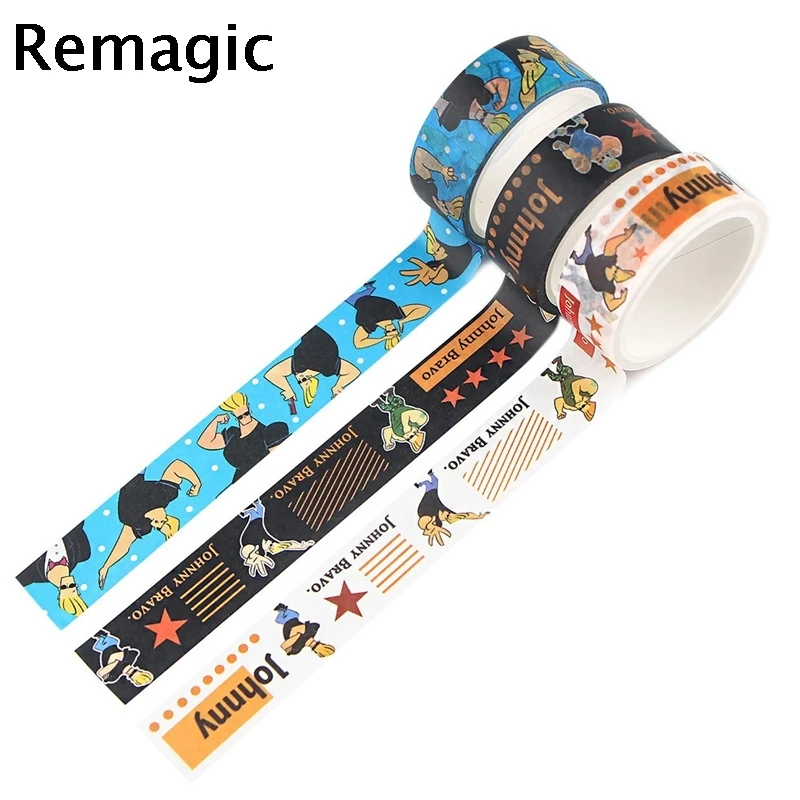 Johnny Bravo Cartoon Washi Tape Paper DIY Decorative Adhesive Tapes Stationery Masking Tapes Supplies Label Tape Office 
Johnny Bravo Cartoon Washi Tape Paper DIY Decorative Adhesive Tapes Stationery Masking Tapes Supplies Label Tape Office