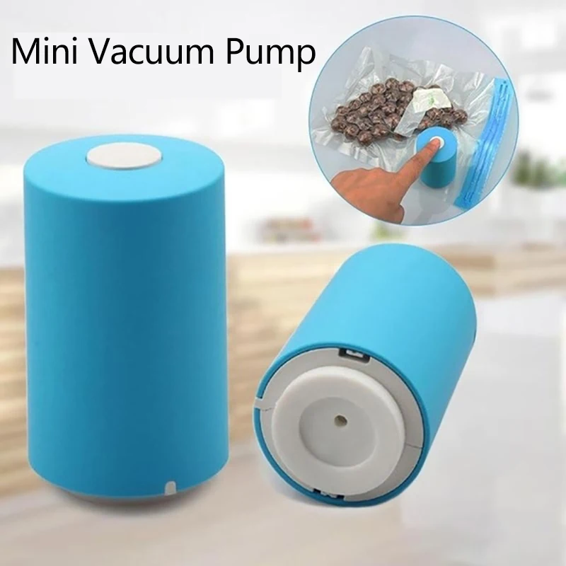 USB Mini Automatic Compression Vacuum Pump Househoud Sealer Clamp Snack Fresh Food Rod Strip Kitchen Tool With 5Bags Organizer
USB Mini Automatic Compression Vacuum Pump Househoud Sealer Clamp Snack Fresh Food Rod Strip Kitchen Tool With 5Bags Organizer