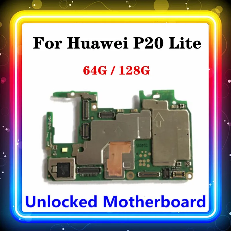Материнская плата для Huawei P20 Lite материнская с установленной памятью 32 ГБ 64 128