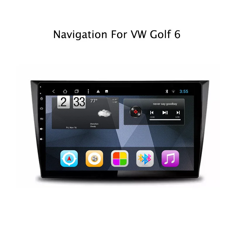 Восьмиядерный Android 8 1 Автомобильная dvd навигационная система для VW Golf 6 2008 2013 радио