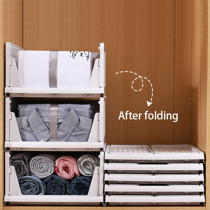 Folding Cabinet Stackable Clothes Organizer Portable Partition Rack of Layered Wardrobe Organizer Storage Rack Drawer Type
Folding Cabinet Stackable Clothes Organizer Portable Partition Rack of Layered Wardrobe Organizer Storage Rack Drawer Type