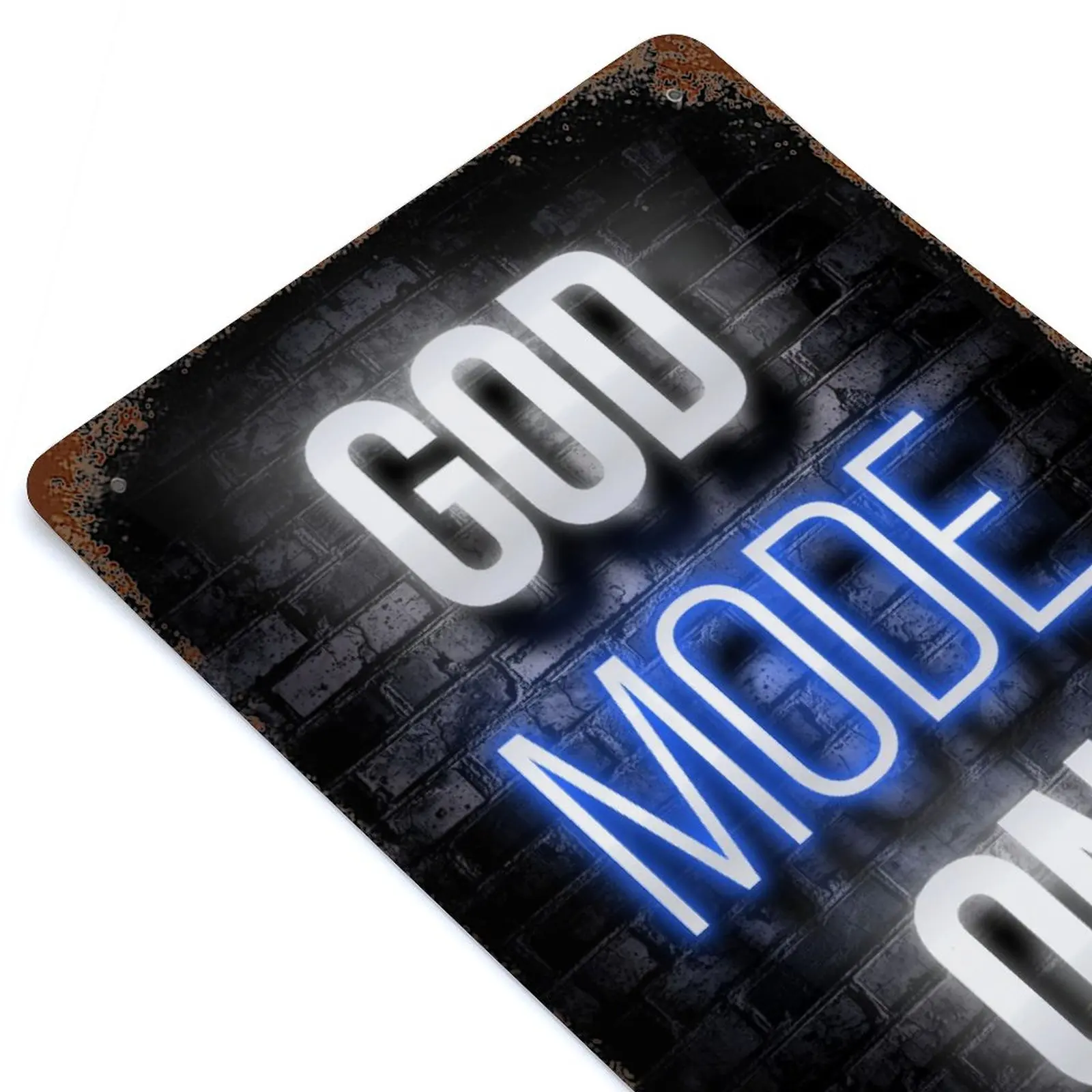 God Mode on Printed Retro Metal Poster Home Wall Decoration Tin Sign Plaque
God Mode on Printed Retro Metal Poster Home Wall Decoration Tin Sign Plaque