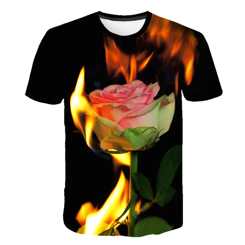 Street Popular Flame T-shirt Men Top 3D Printing O-neck Casual Short-Sleeved Shirt Clothes 2021 Summer New Shirt
Street Popular Flame T-shirt Men Top 3D Printing O-neck Casual Short-Sleeved Shirt Clothes 2021 Summer New Shirt