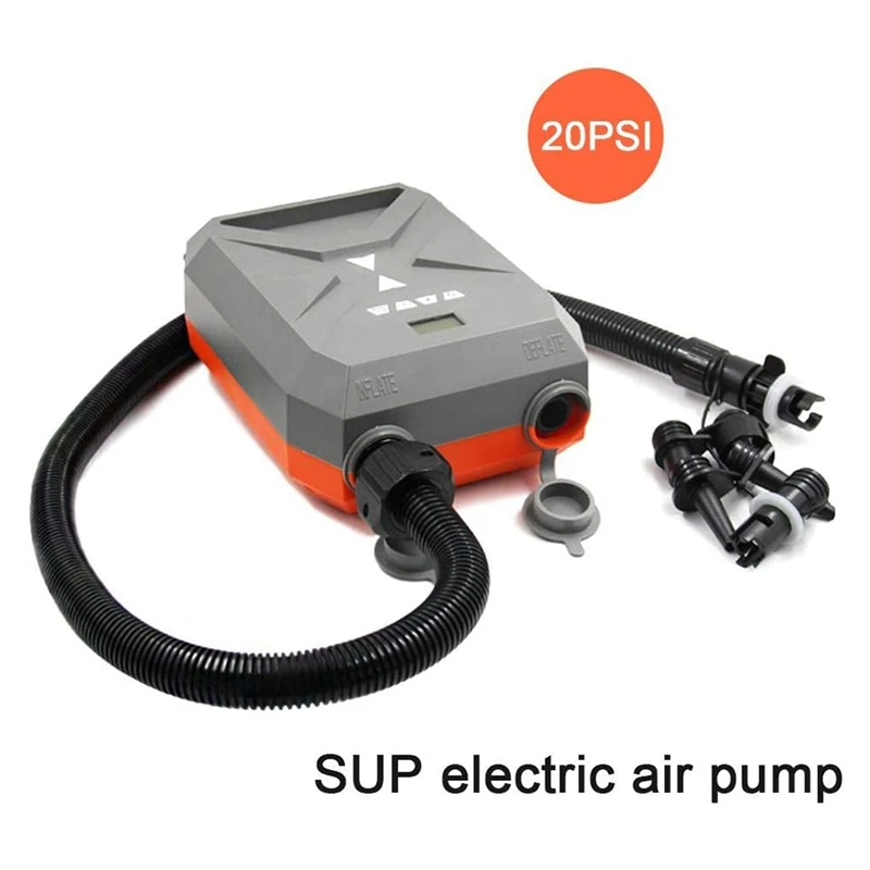 20PSI Paddle Board Air Pump SUP-Inflatable Pump Dual Stage Air Inflator for Outdoor Boats, Tent, Surfboard
20PSI Paddle Board Air Pump SUP-Inflatable Pump Dual Stage Air Inflator for Outdoor Boats, Tent, Surfboard