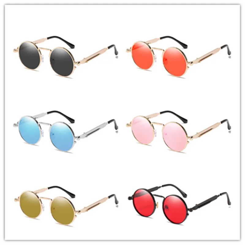 New Punk Style Sunglasses Metal Temple Personality Sunglasses Unisex Reflective Sunglasses Round Shape Outdoor Glasses Uv400
New Punk Style Sunglasses Metal Temple Personality Sunglasses Unisex Reflective Sunglasses Round Shape Outdoor Glasses Uv400
