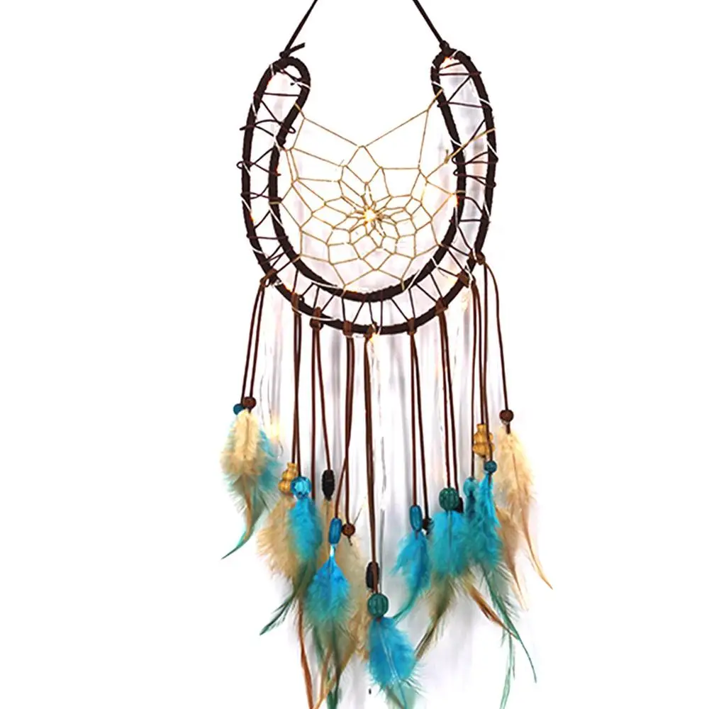 U Shape Dreamcatcher Dromenvanger Christmas Decorations Party Romantic Gift Wind Chimes Bedroom LED Light Handmade
U Shape Dreamcatcher Dromenvanger Christmas Decorations Party Romantic Gift Wind Chimes Bedroom LED Light Handmade