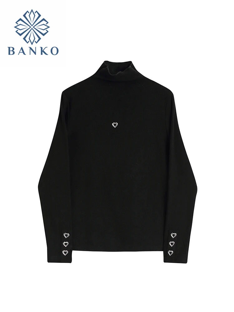 Women's Vintage Knitted Bottoming Shirt Slim Long Sleeve Turtleneck Thicken Female Harajuku T-shirts Casual Trendy Design Tees
Women's Vintage Knitted Bottoming Shirt Slim Long Sleeve Turtleneck Thicken Female Harajuku T-shirts Casual Trendy Design Tees