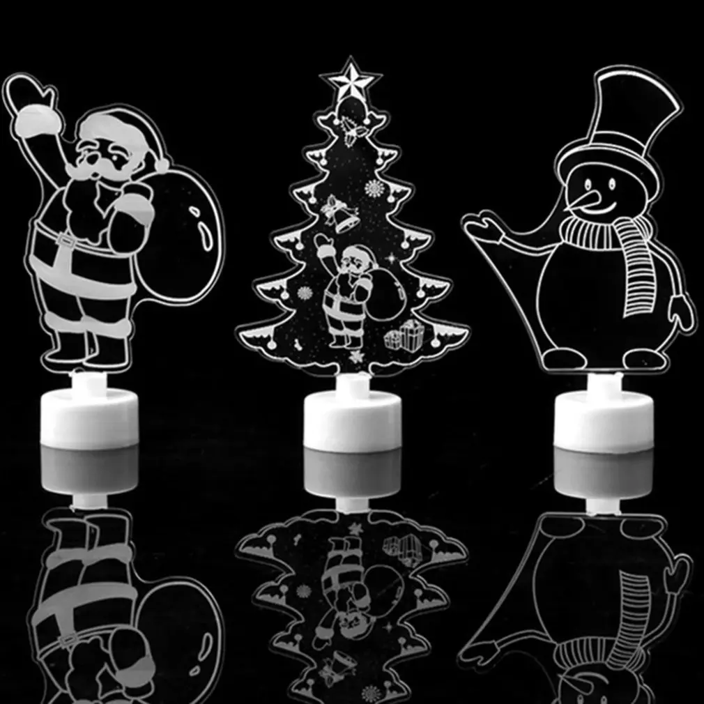 New Glowing Colorful Acrylic Small Christmas Tree Decoration Led Decorative Light Party Supplies Christmas Night Light
New Glowing Colorful Acrylic Small Christmas Tree Decoration Led Decorative Light Party Supplies Christmas Night Light