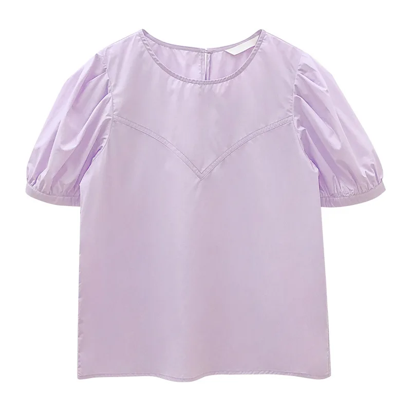 2021 summer new Korean fashion blouse round neck temperament loose pullover niche jacket
2021 summer new Korean fashion blouse round neck temperament loose pullover niche jacket