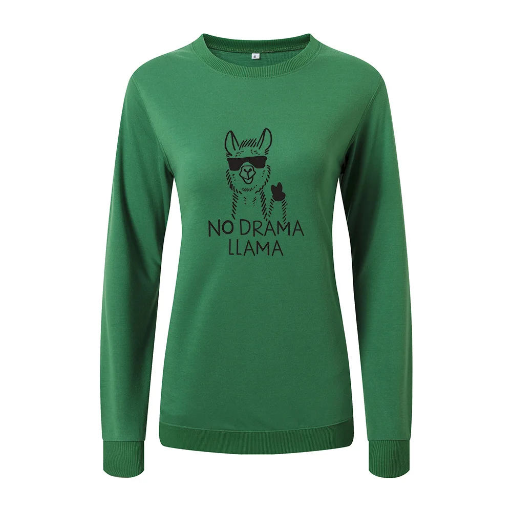 Women Hoodies Sweatshirts Tops Female Casual Pullovers Cool Llama Print Sweatshirt Spring Autumn Hoodie Pullover Street Clothes
Women Hoodies Sweatshirts Tops Female Casual Pullovers Cool Llama Print Sweatshirt Spring Autumn Hoodie Pullover Street Clothes