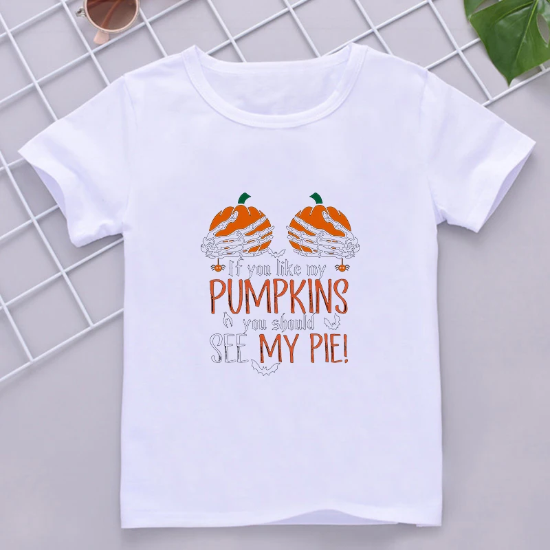 Harvest Pumpkins Jack Lantern Child Cotton T-Shirt Halloween Hand Bones TShirt Harajuku Graphic T Shirt Funny Halloween Tees Top
Harvest Pumpkins Jack Lantern Child Cotton T-Shirt Halloween Hand Bones TShirt Harajuku Graphic T Shirt Funny Halloween Tees Top