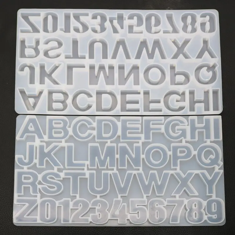 DIY Crystal Epoxy Numbers 26 Letters Mold High Mirror Crafts Making Silicone Mould
DIY Crystal Epoxy Numbers 26 Letters Mold High Mirror Crafts Making Silicone Mould