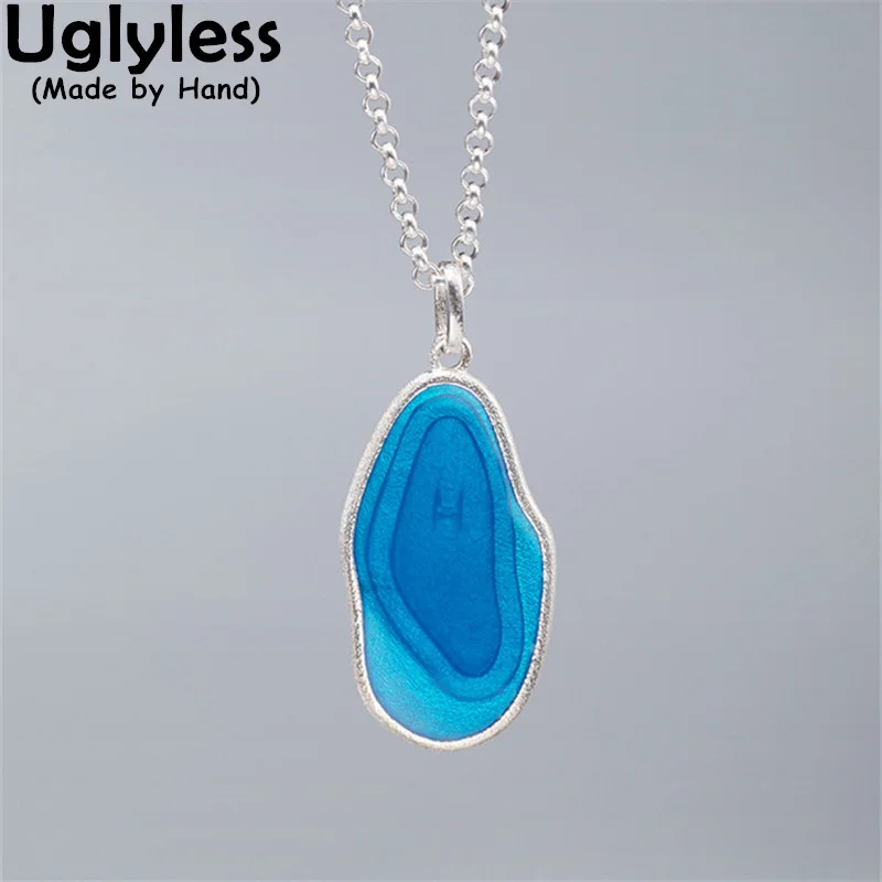 Uglyless LOVE Ocean Designer Glacier Pendants Necklaces for Women Handmade 925 Silver Birds Necklaces Irregular Jewelry NO Chain
Uglyless LOVE Ocean Designer Glacier Pendants Necklaces for Women Handmade 925 Silver Birds Necklaces Irregular Jewelry NO Chain
