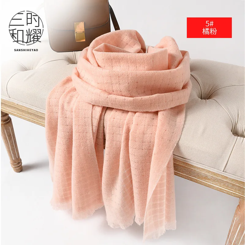 New fashion Wool Plaid Scarf for fall / winter 2020Women's warm solid wool warm scarf with extra large shawl scarf women winter
New fashion Wool Plaid Scarf for fall / winter 2020Women's warm solid wool warm scarf with extra large shawl scarf women winter