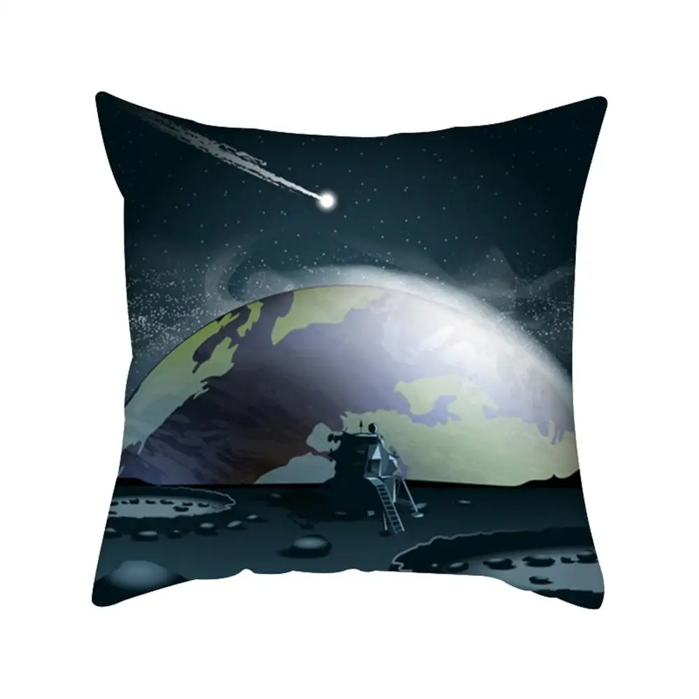 Space Rocket Cartoon Pattern Plush Square Throw Decor Hug Pillow Case Living Room Cushion Cover 45x45 Cm Children Dream Style 
Space Rocket Cartoon Pattern Plush Square Throw Decor Hug Pillow Case Living Room Cushion Cover 45x45 Cm Children Dream Style