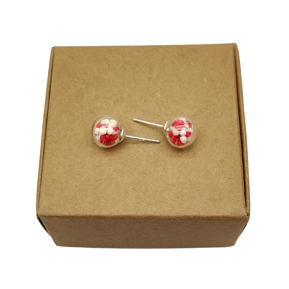 Red Pink White Babysbreath Real Flowers Sterling 925 Silver Needle Stud Earrings For Women Boho Fashion Jewelry Bohemian Cute
Red Pink White Babysbreath Real Flowers Sterling 925 Silver Needle Stud Earrings For Women Boho Fashion Jewelry Bohemian Cute