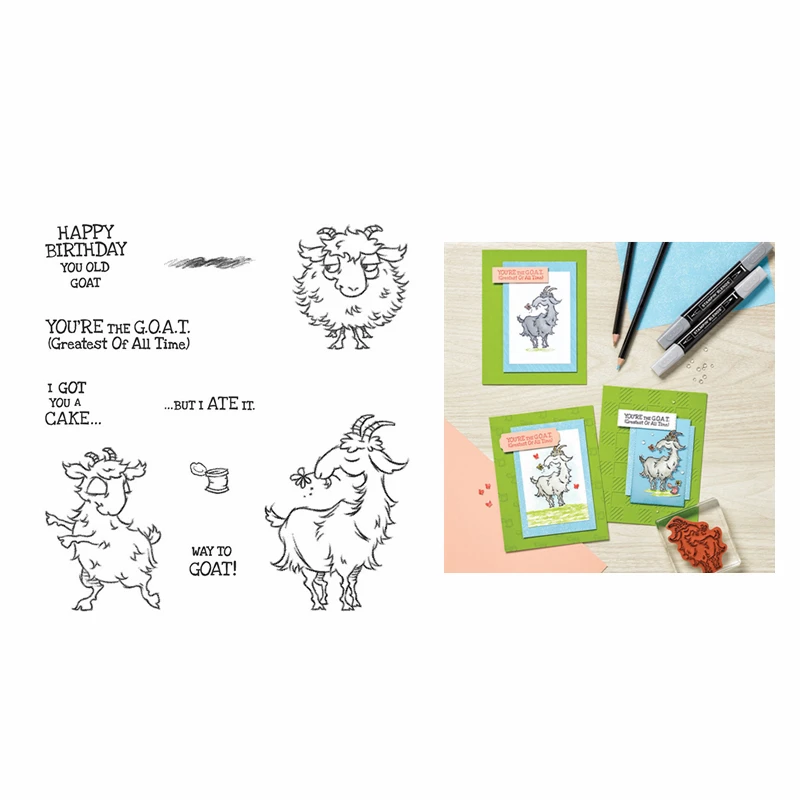 Goat Metal Cutting Dies and stamp Stencils for Scrapbooking DIY Card Making Cutting Crafts Stencil Dies New Arrival 2021
Goat Metal Cutting Dies and stamp Stencils for Scrapbooking DIY Card Making Cutting Crafts Stencil Dies New Arrival 2021