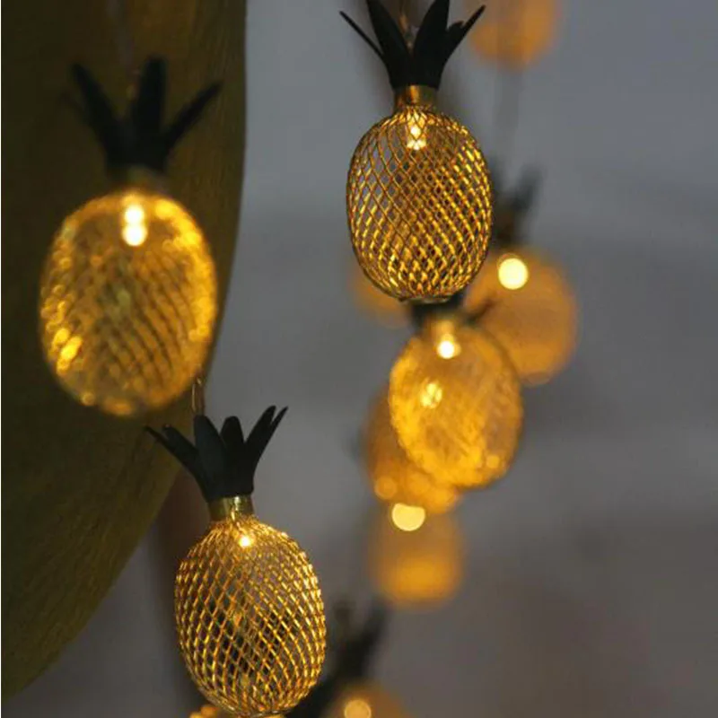 String Lights LED Wrought Iron Pineapple String Lights USB Battery Style Outdoor Indoor Bedroom Window Christmas Tree Decoration
String Lights LED Wrought Iron Pineapple String Lights USB Battery Style Outdoor Indoor Bedroom Window Christmas Tree Decoration