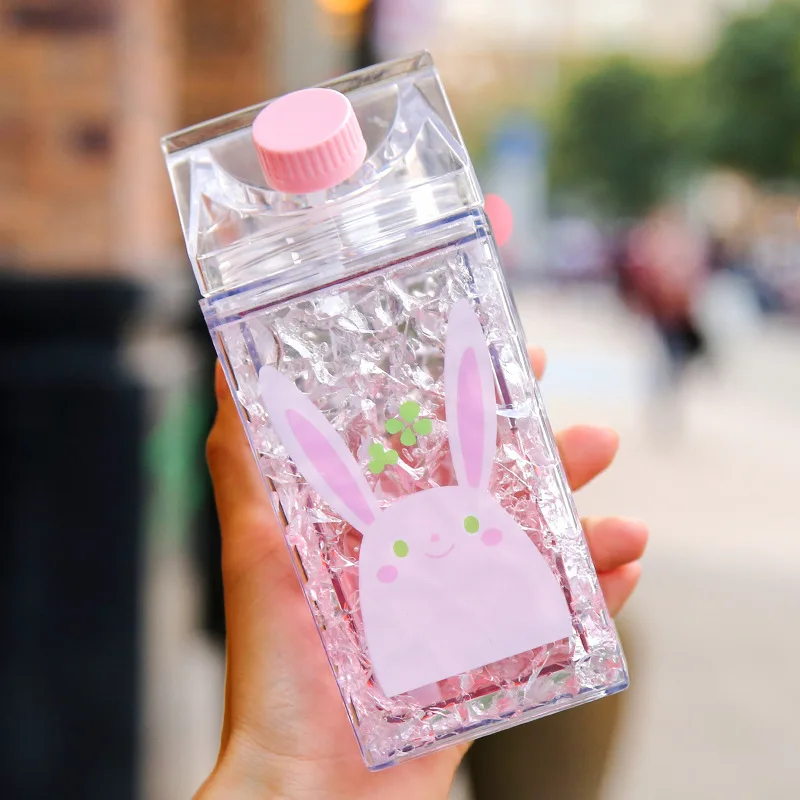 Summer Cartoon Water Mug Square Plastic Cup Oortable Straw Crushed Ice Ladies Cup Cute Water Bottle
Summer Cartoon Water Mug Square Plastic Cup Oortable Straw Crushed Ice Ladies Cup Cute Water Bottle