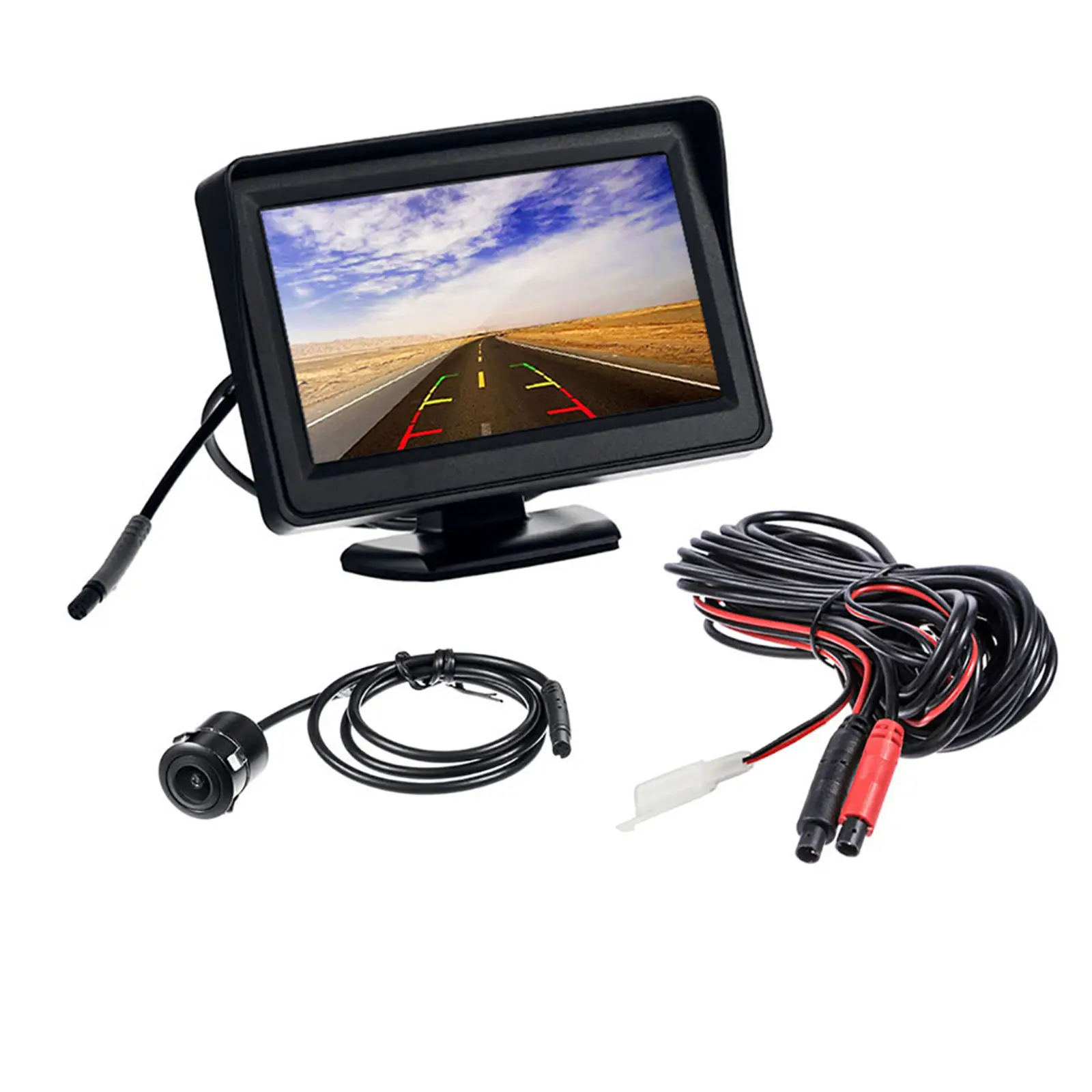 5 Inch Rear View Camera Screen Display Backup Color Reverse Assistance Parking Car Monitor
5 Inch Rear View Camera Screen Display Backup Color Reverse Assistance Parking Car Monitor