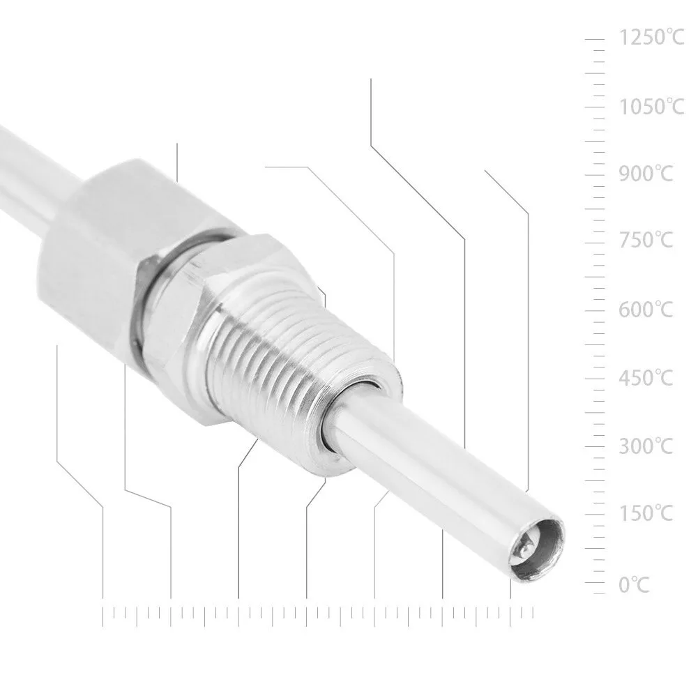 Термопара EGT, датчик температуры K-типа с 1/4 "NPT компрессионными фитингами, датчик температуры газа, зонд, соединитель
Термопара EGT, датчик температуры K-типа с 1/4 "NPT компрессионными фитингами, датчик температуры газа, зонд, соединитель