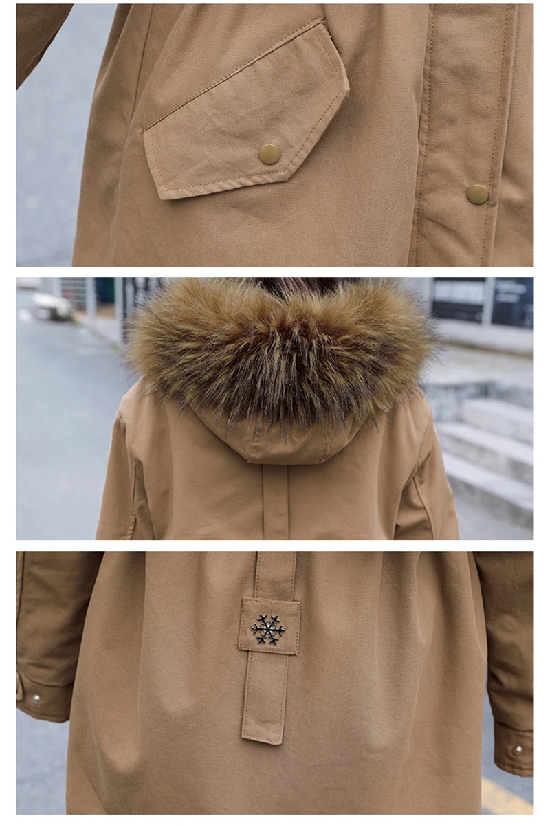 Winter New Women Thick Warm hooded Cotton Coats Jacket Female Parka Fur Collar coat fashion Plus cashmere Medium Long Outwear
Winter New Women Thick Warm hooded Cotton Coats Jacket Female Parka Fur Collar coat fashion Plus cashmere Medium Long Outwear