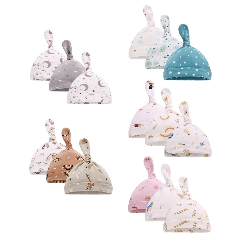 3 Pcs Newborn Photography Props Hat Baby Knot Beanies Photo Shooting Cap for 0-24M Infants
3 Pcs Newborn Photography Props Hat Baby Knot Beanies Photo Shooting Cap for 0-24M Infants