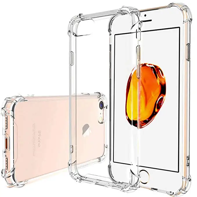 Прозрачный силиконовый чехол с подушкой безопасности для iPhone 11 Pro X XR XS Max тонкие