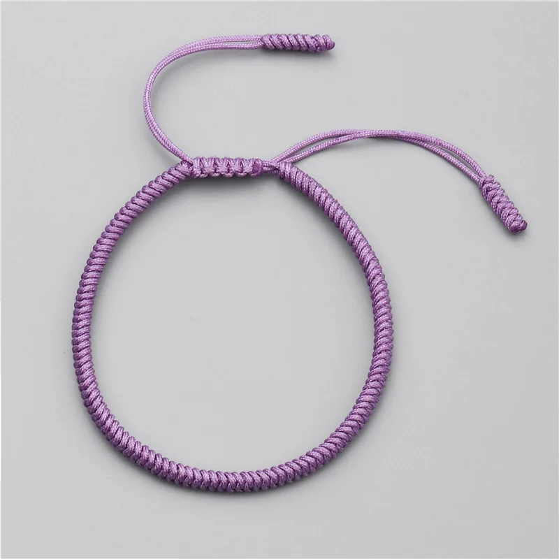 Tibetan Buddhist Handmade Knots Lucky Rope Bracelets For Women Men Buddhism braided Jewelry Purple Colors Bangle
Tibetan Buddhist Handmade Knots Lucky Rope Bracelets For Women Men Buddhism braided Jewelry Purple Colors Bangle