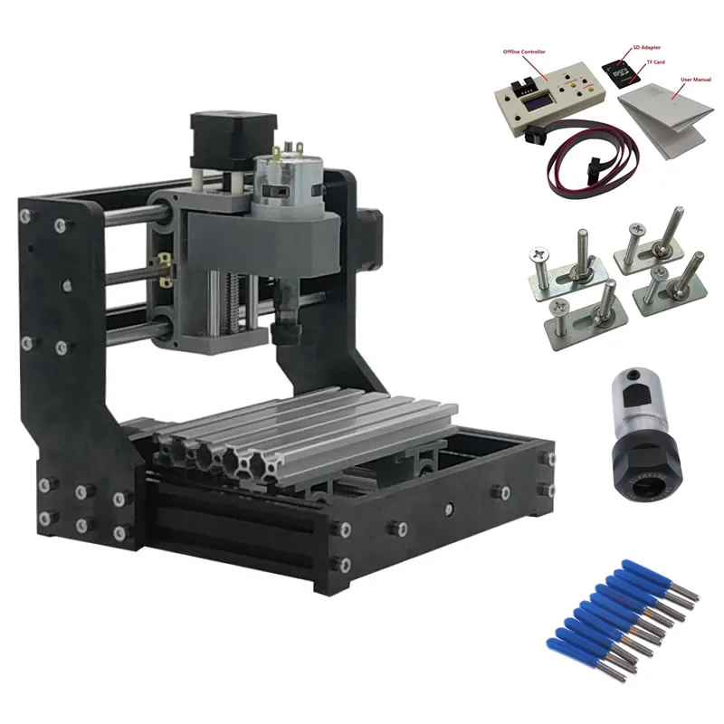 CNC 1610 Pro 3 оси pcb фрезерный станок GRBL управления Diy Мини деревянный маршрутизатор
