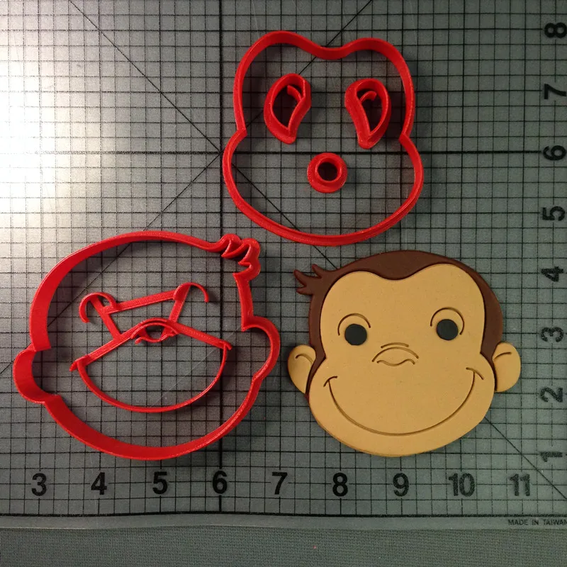 Baby Monkey Frosting Cookie Mold 3d-printed Cookie Mold Homemade Parent-Child DIY Sugar-Turning Baking Tool Cake 3D Cutting Mold
Baby Monkey Frosting Cookie Mold 3d-printed Cookie Mold Homemade Parent-Child DIY Sugar-Turning Baking Tool Cake 3D Cutting Mold