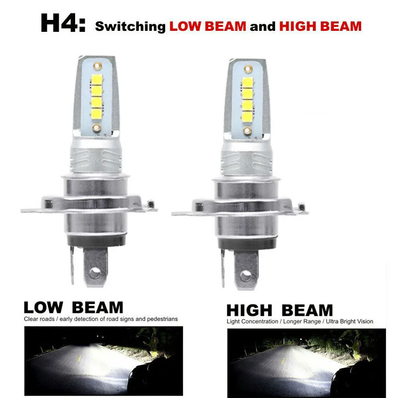 2pcs Car Lights H4 LED Lamp Headlights Bulbs Led 110W 20800LM 6000K Auto High Low Beam LED Bulbs Running Lights For Cars
2pcs Car Lights H4 LED Lamp Headlights Bulbs Led 110W 20800LM 6000K Auto High Low Beam LED Bulbs Running Lights For Cars