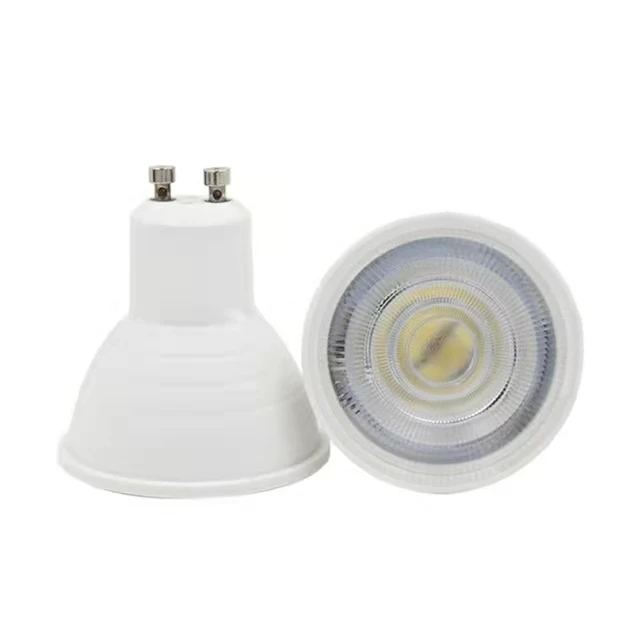 

10pcsled spotlight bulb GU10 6w 220v 230v 240v cob lamp cool white 6500k nature white 4000k warm white 3000k dimmable spot light