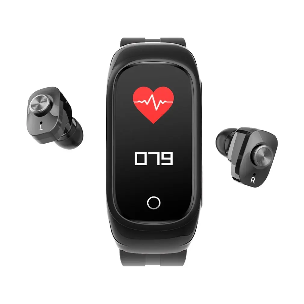Smart Watch Wireless Earphone 2 In 1 N8 Fitness Tracker Smart Wristband Heart Rate Monitoring Smart Watch For Women And Men
Smart Watch Wireless Earphone 2 In 1 N8 Fitness Tracker Smart Wristband Heart Rate Monitoring Smart Watch For Women And Men