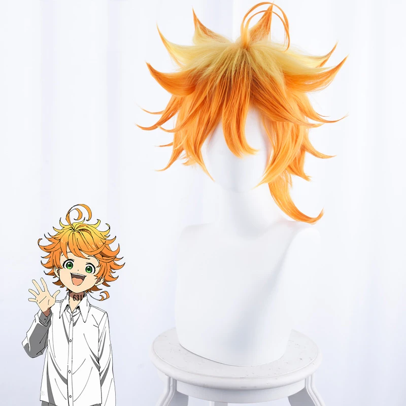 Головной убор для косплея обещанный Neverland Yakusoku No Emma парик хэллоуивечерние