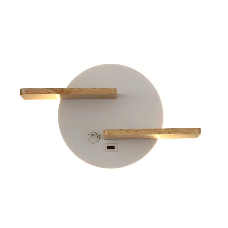 Shelf solid wood bedside wall lamp with switch Nordic living room aisle wall decoration simple modern bedroom lamps
Shelf solid wood bedside wall lamp with switch Nordic living room aisle wall decoration simple modern bedroom lamps