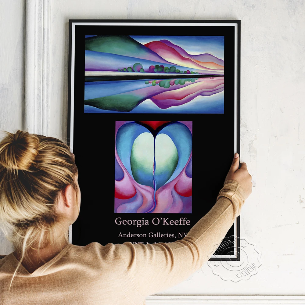 Georgia Totto O'Keeffe Exhibition Museum Poster Series I, No. 8 Retro Wall Art Canvas Painting Print Art Home Room Decor Picture
Georgia Totto O'Keeffe Exhibition Museum Poster Series I, No. 8 Retro Wall Art Canvas Painting Print Art Home Room Decor Picture