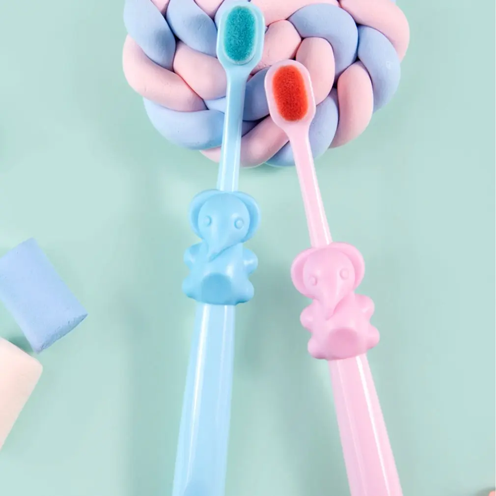 Anti Bacteria Children's Cartoon Elephant Soft Toothbrush Wanrong Silk Children's Toothbrush Soft Bristles
Anti Bacteria Children's Cartoon Elephant Soft Toothbrush Wanrong Silk Children's Toothbrush Soft Bristles