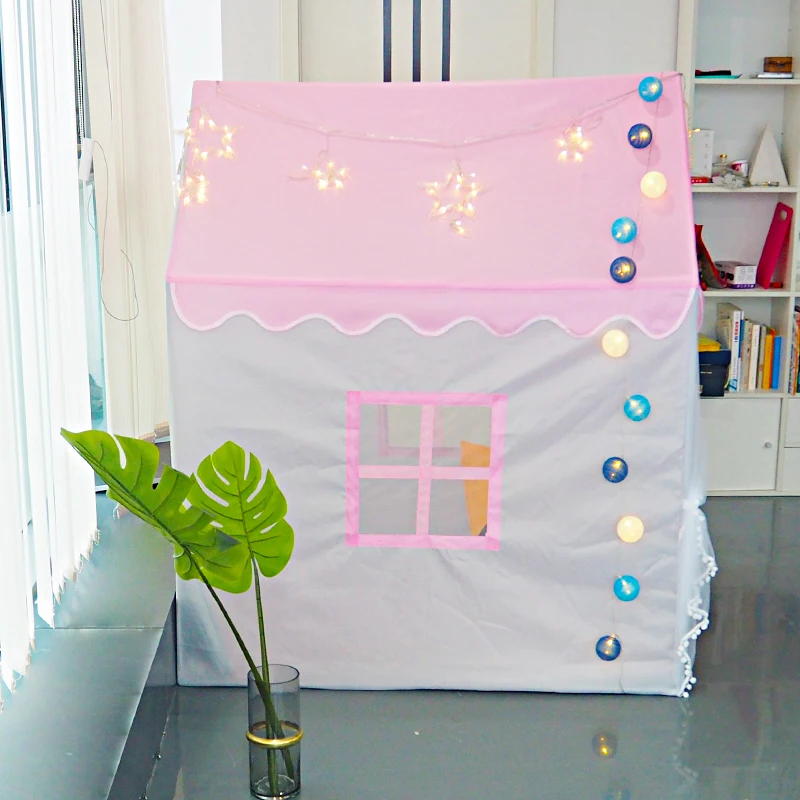 Портативная детская палатка Tipi Детский Розовый Замок принцессы для девочек