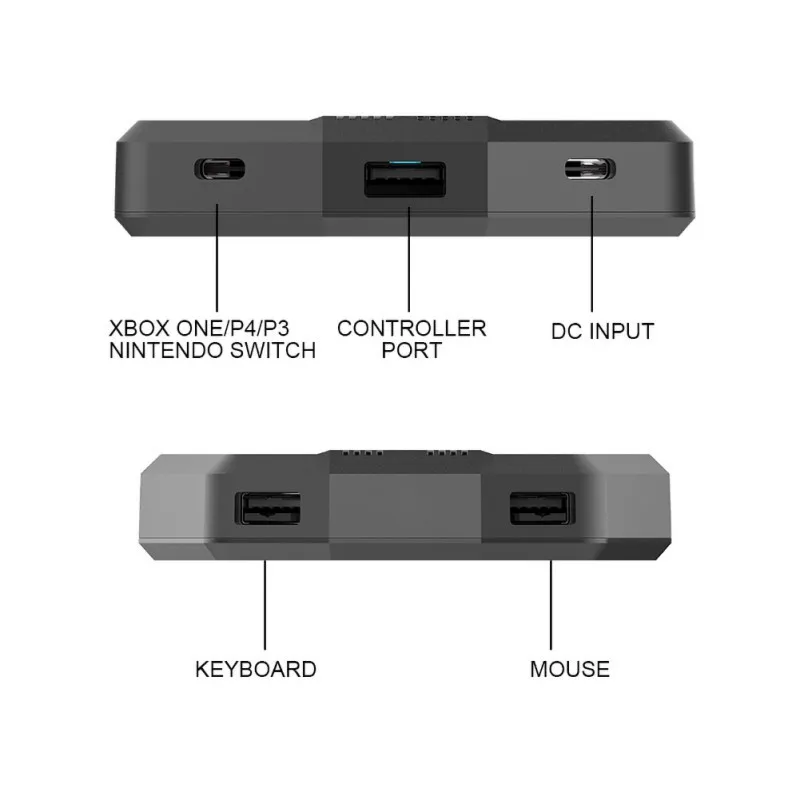 For Gamepad Controller Converter Wired Keyboard/Mouse Adapter Black Gaming Mice Converters PS4 PS3 Xbox One 360 Switchs | Электроника